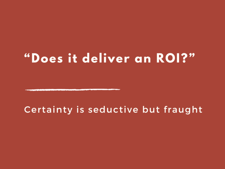 Does it deliver an ROI v2